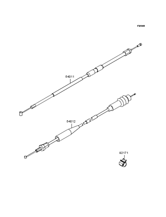KX125 Тросы управления