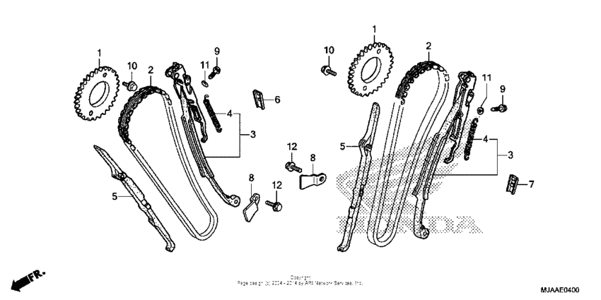 VT750C2B Цепь ГРМ