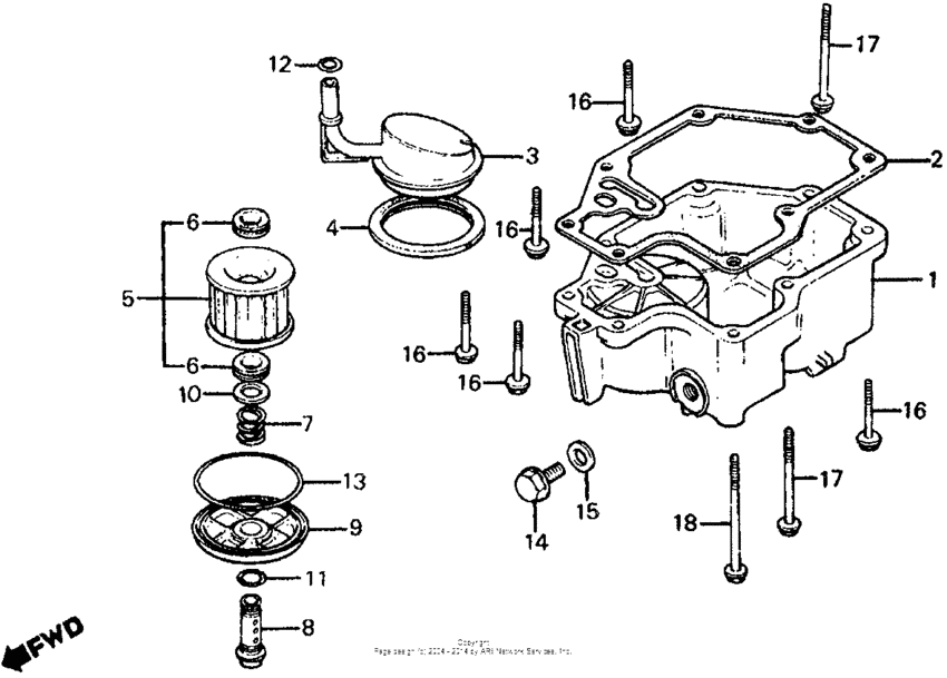 Oil pan + oil filter