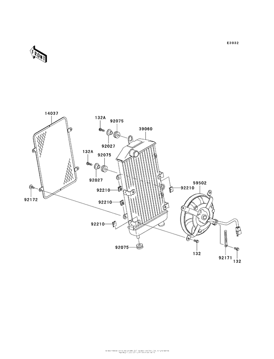 VN900 Радиатор