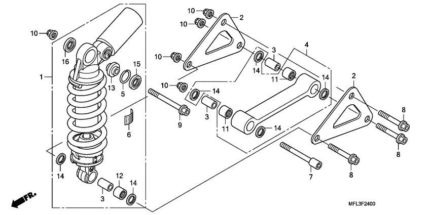 Rear cushion