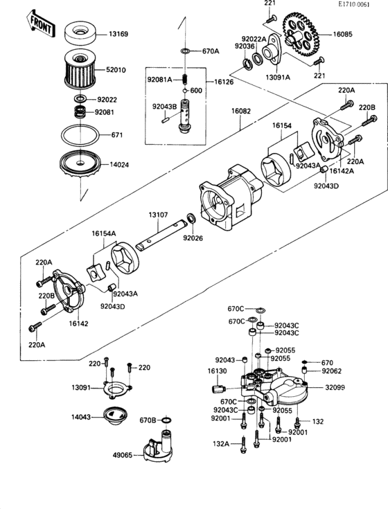 ZX900 Oil pump(1 / 2)