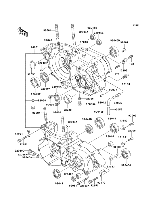  Картер двигателя