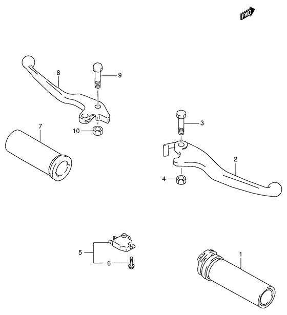VS800 Рулевой рычаг