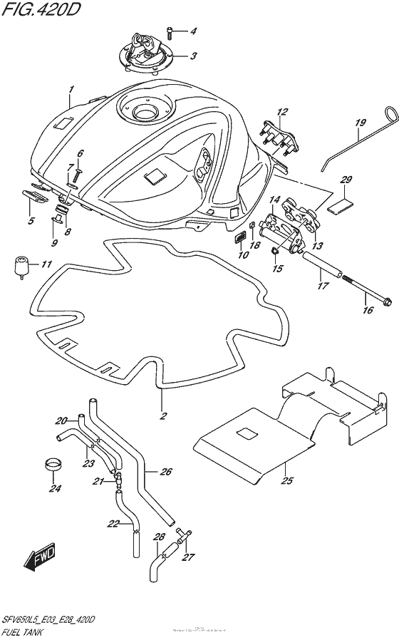 Fuel Tank (Sfv650Al5 E28)