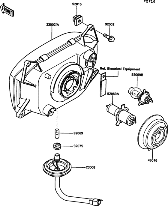 Head lamp(-zgt00a-009976)