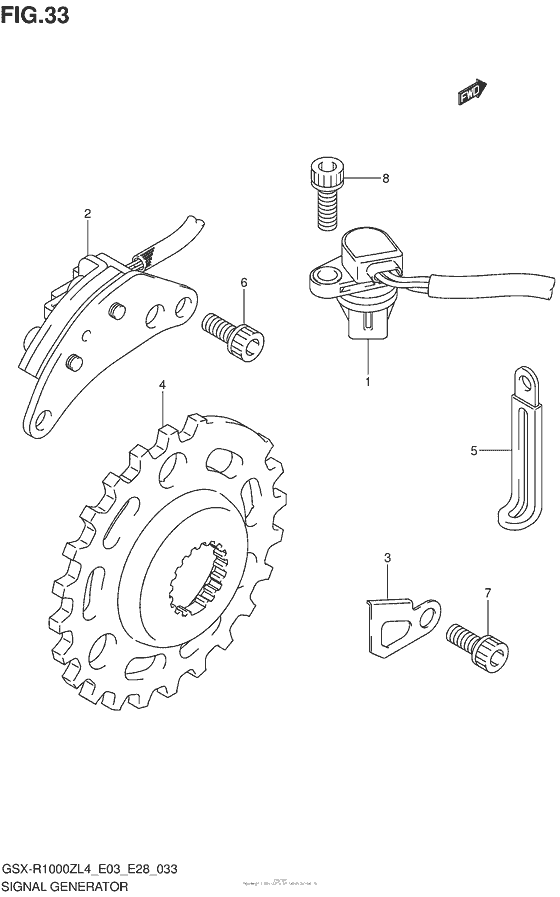 GSX-R1000Z Зажигание