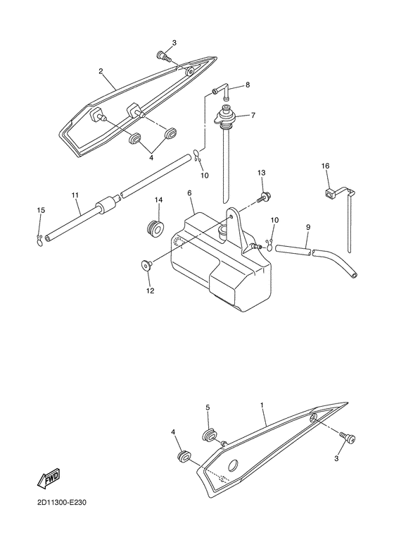 FZ1-S Боковые обтекатели