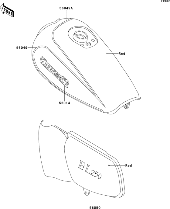 EL250 Decals(el250-d1 / d2 / d3 / d4)