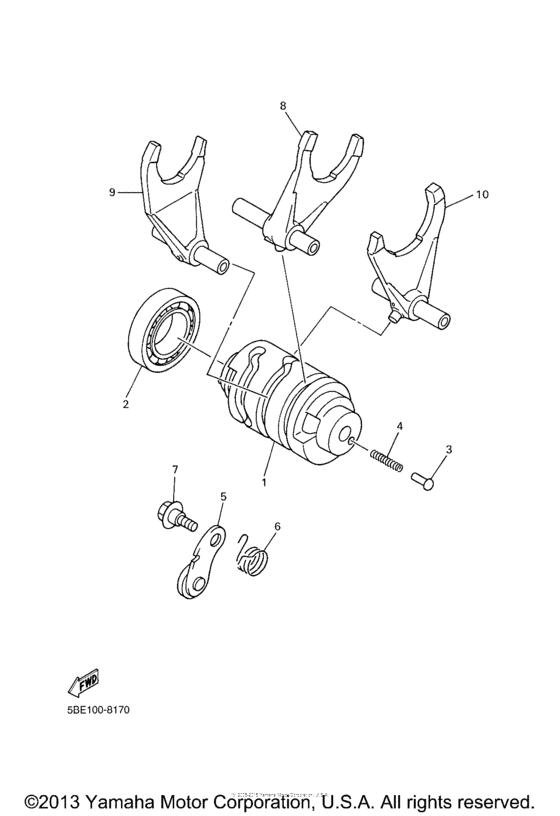 WR450FR Копирный вал
