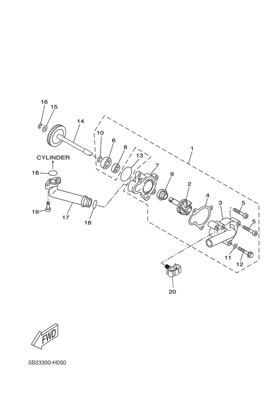VP250 Водяной насос