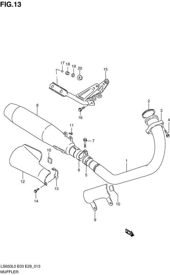 Muffler comp