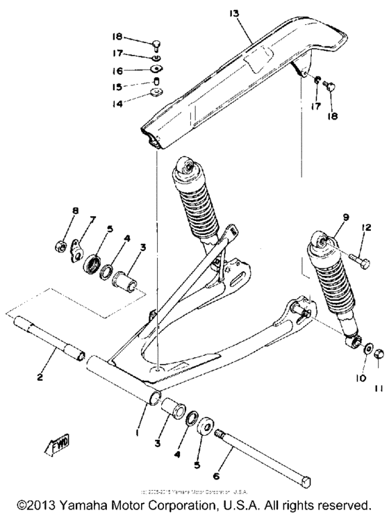 Rear arm - rear cushion