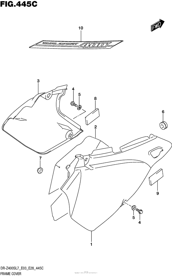 Frame Cover (Dr-Z400Sl7 E33)