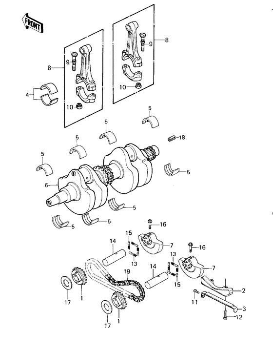 Crankshaft/balancer