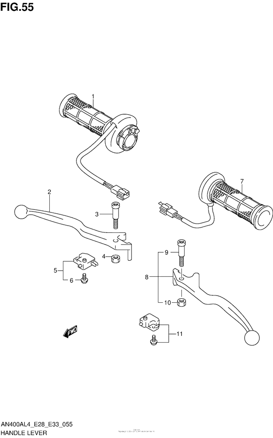 Handle Lever (An400Zal4 E28)