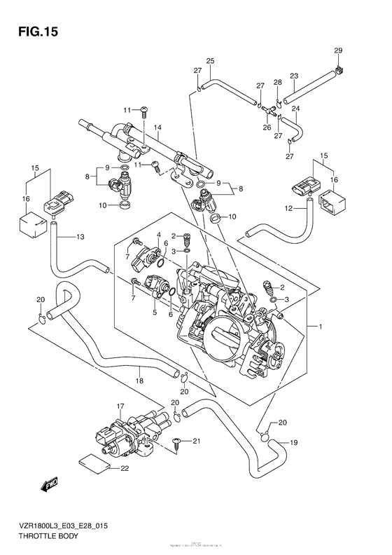 Throttle Body (Vzr1800L3 E33)