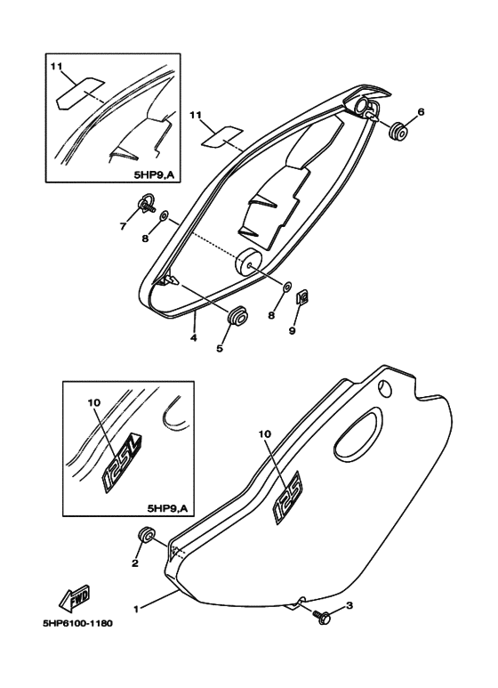  Боковые обтекатели