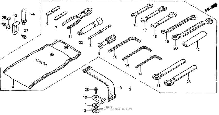 Gl1500i tools
