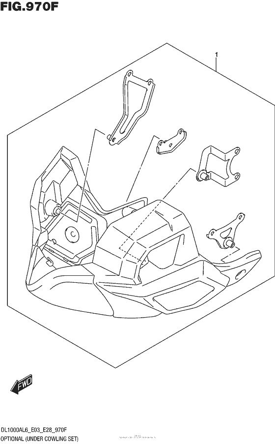 DL1000 (ABS) Optional (Under Cowling Set)
