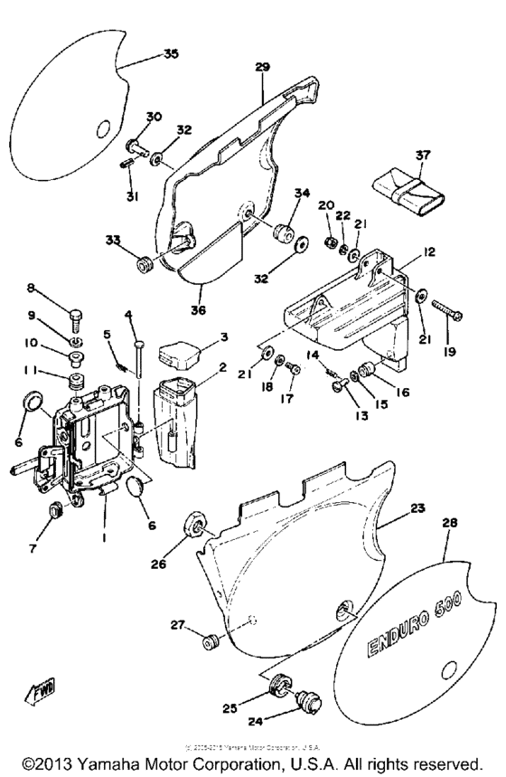 Side cover - battery box