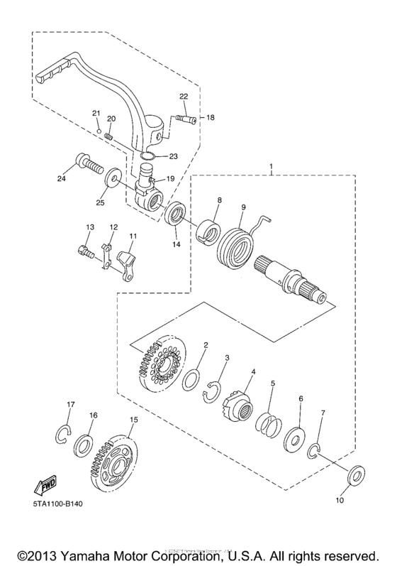 WR450FR Стартер