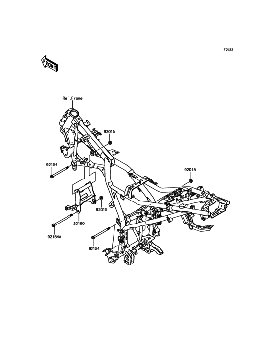  Крепление двигателя