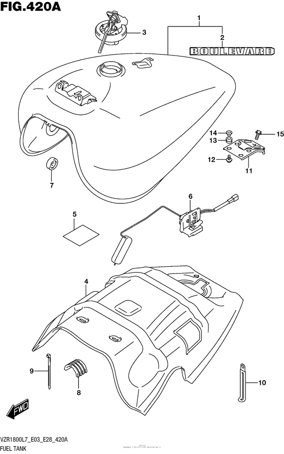 Fuel Tank (Vzr1800L7 E28)