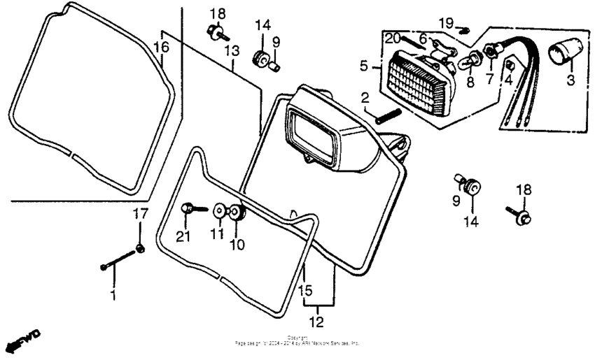 Headlight + headlight case