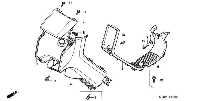 PK50 Front cover shutter