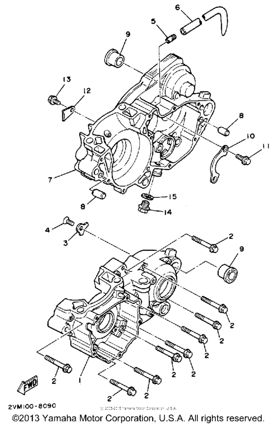  Картер двигателя