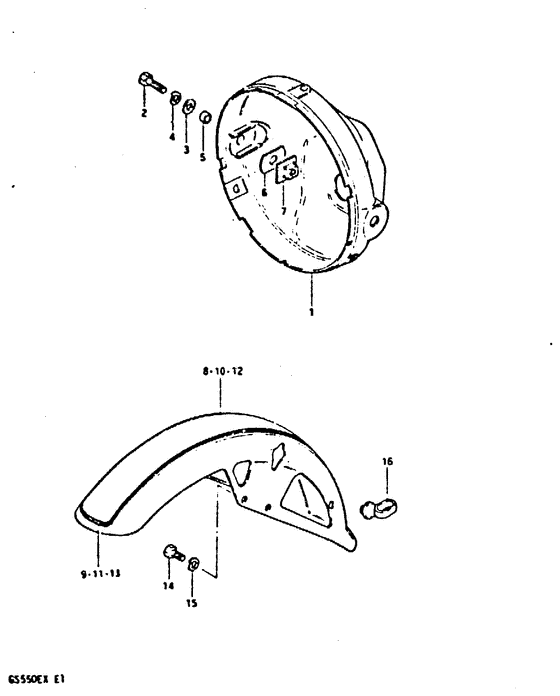 Headlamp housing - front fender