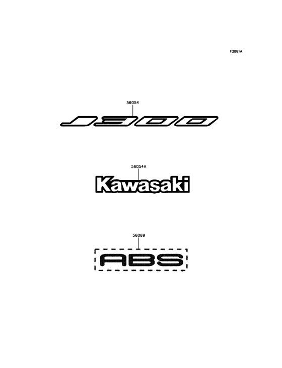 SC300 Decals(Silver)