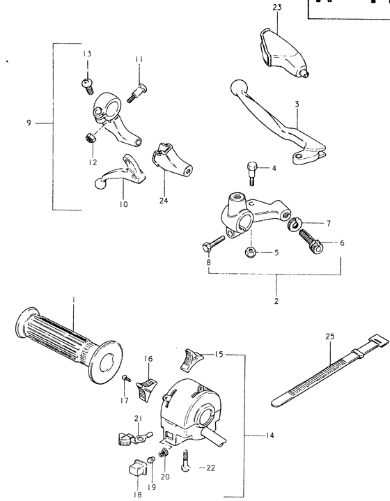 Left handle switch