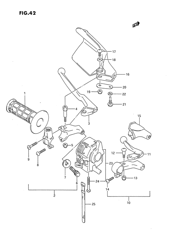Left handle switch