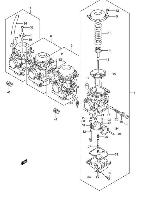 Carburetor assy