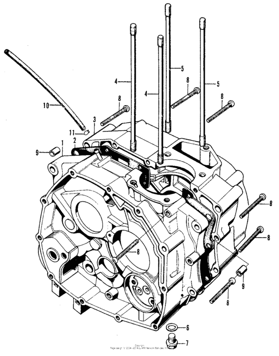 Right & left crankcase