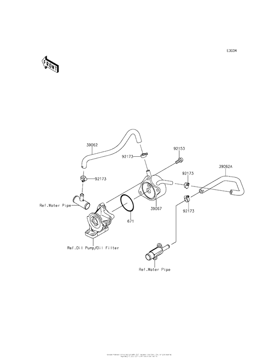 ZX636 Масляный картер