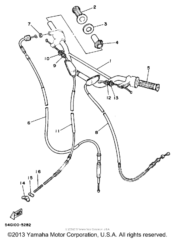 Handlebar-cable