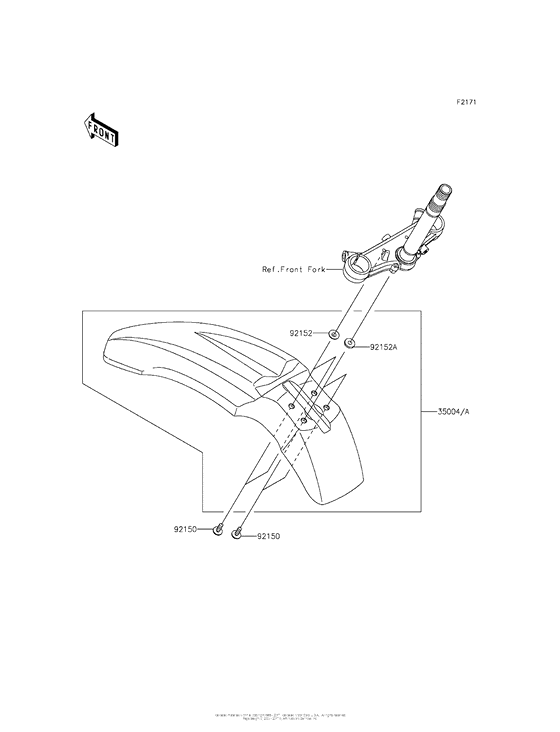  Крыло переднее
