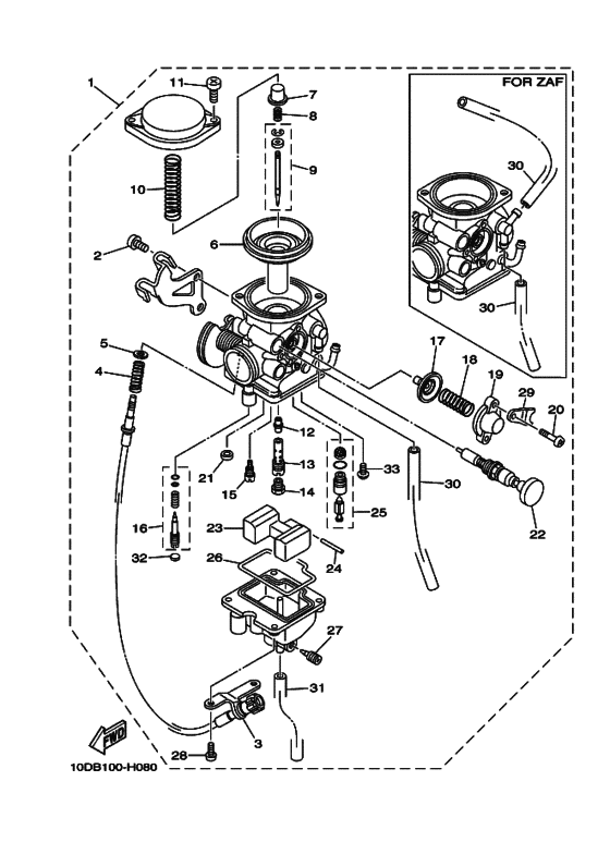 Carburetor assy