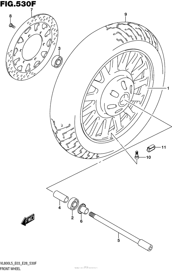 Front Wheel (Vl800Bl5 E28)