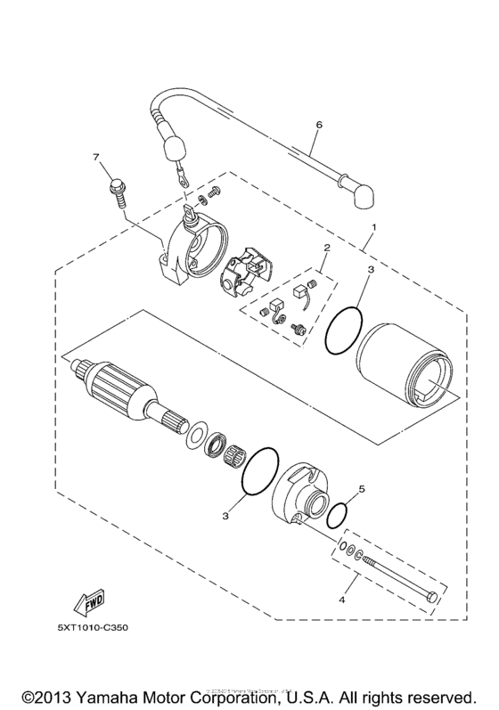 XT250ZC Стартер