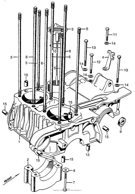 Upper crankcase