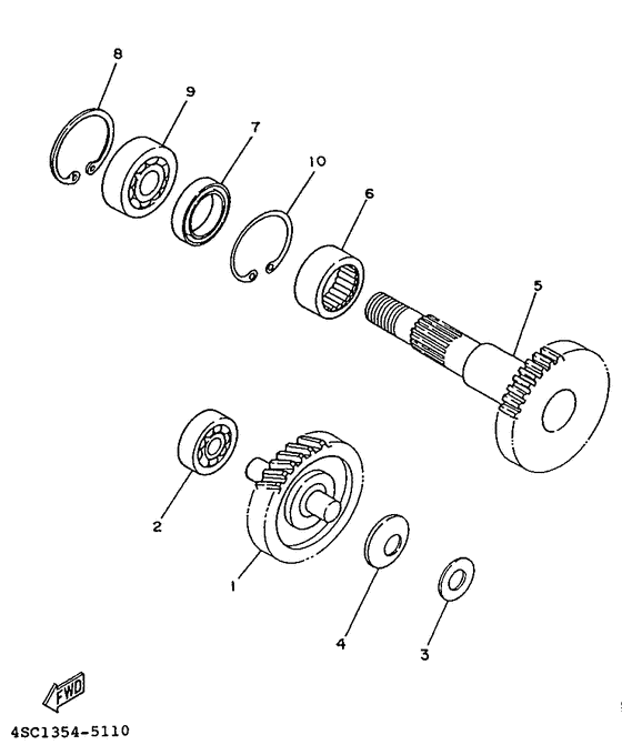 YA50TA Трансмиссия