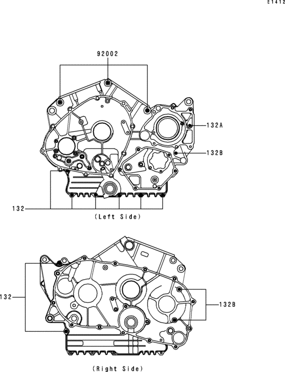 VN800 Болты крепления картера