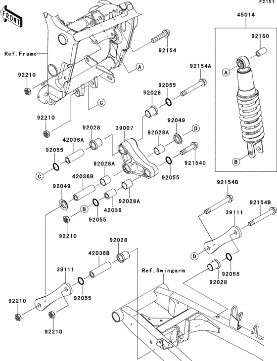 EX300 Подвеска  /  амортизатор