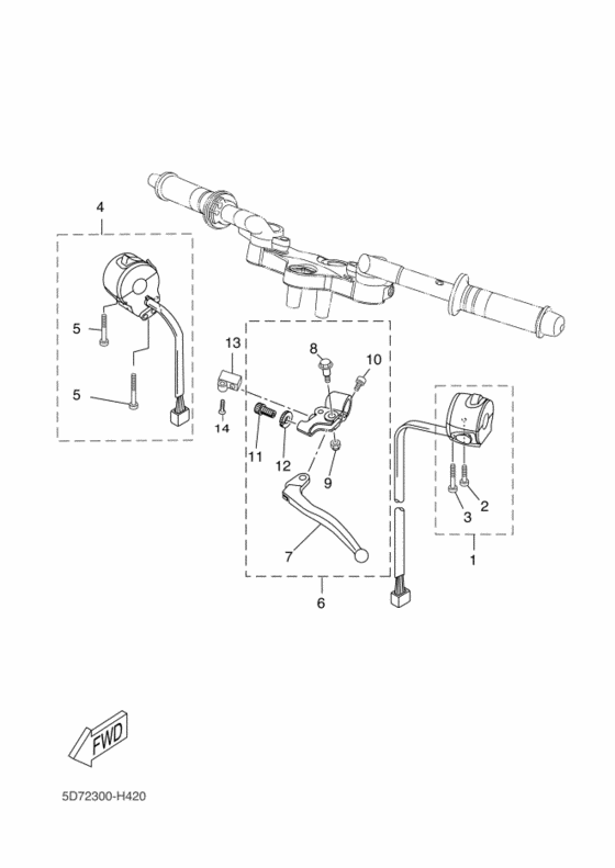 Handle switch & lever