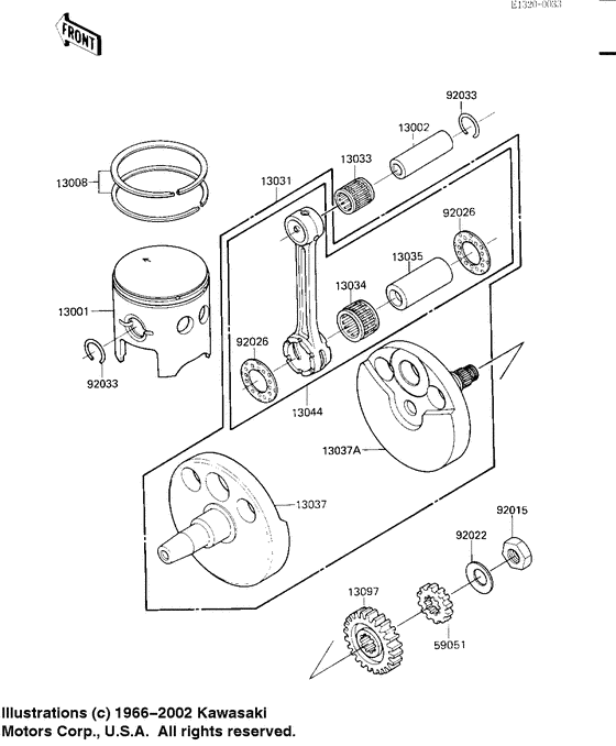 Crankshaft/piston