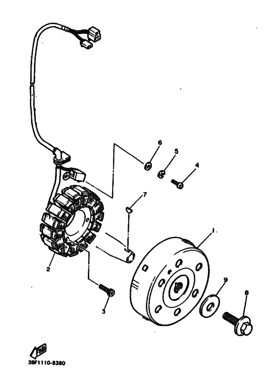 FZR400 FZR400U Generators